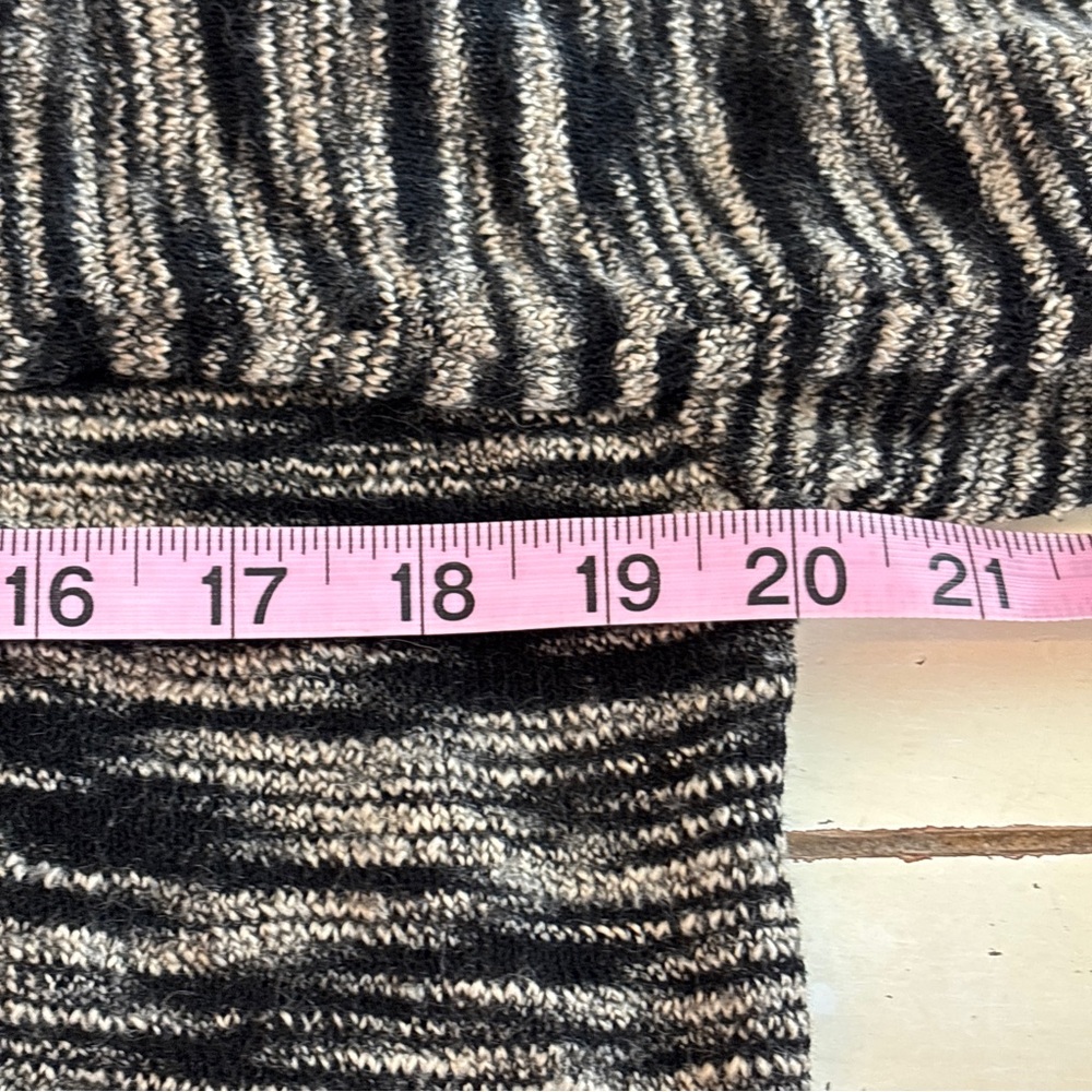 ZARA Waterfall Cardigan Sweater Women’s Size Medium Knit Open Front - Picture 6 of 7